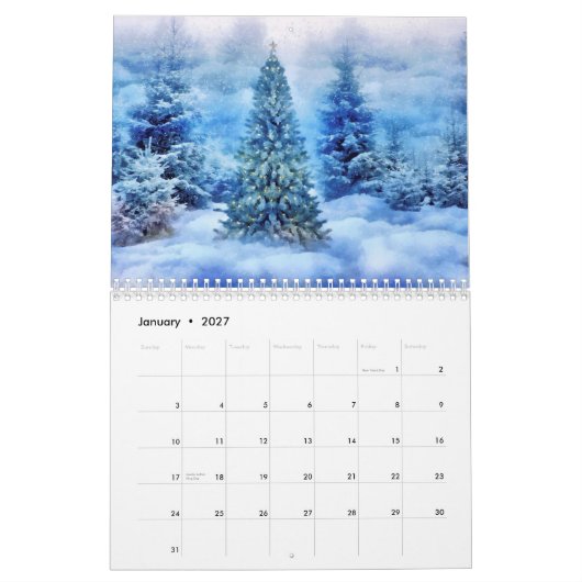 Natur und Landschaft Kalender (Jan 2027)