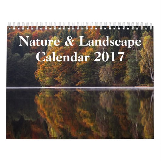Natur- und Landschaftsfotografie 2017 Kalender (Titelbild)
