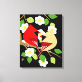 Natur und Vogelfreund Kunst Leinwanddruck (Vorderseite)
