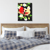 Natur und Vogelfreund Kunst Leinwanddruck (Insitu (Schlafzimmer))