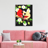 Natur und Vogelfreund Kunst Leinwanddruck (Insitu (Wohnzimmer))