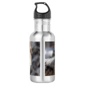 Natur- und Wolfdesign Edelstahlflasche (Rückseite)