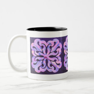 Natur verborgene Geometrie Abstrakte geometrische Zweifarbige Tasse