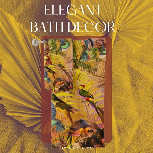 Natur-Vogelwelt-Szene Badhandtuch Set