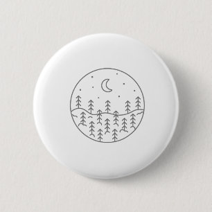 Natur Wald Camping Wandern Camper Wanderer Outdoor Button