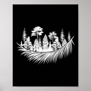Natur Wald Pflanzen Bäume Camping Wandern Berg Poster