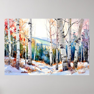 Natur Wald Wandkunst Druck Poster