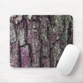 Natur-Waldalte Kiefern-Barke lila Mousepad (Mit Mouse)