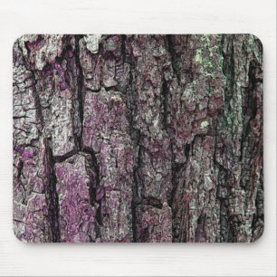 Natur-Waldalte Kiefern-Barke lila Mousepad