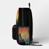 Natur Wandern Bergwald Landschaft Bedruckter Rucksack (Rechts)