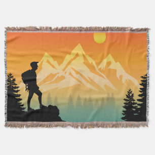 Natur Wandern Bergwald Landschaft Decke