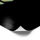 Natur Wandern Bergwald Landschaft Poster (Ecke)