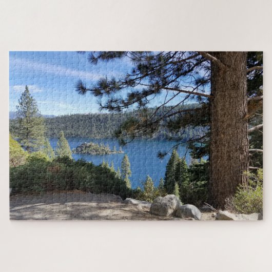 Natur Wandern Landschaft Bäume & Wasser Puzzle (Horizontal)