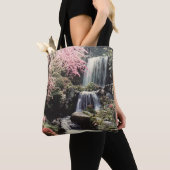 Natur Wasserfall Kirchenbaum Botanischer Wasserfal Tasche (Von Nahem)