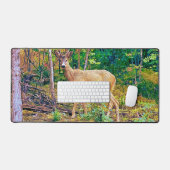 Natur Wasserfarbe Schönes Hirsch Schreibtischunterlage (Tastatur & Maus)