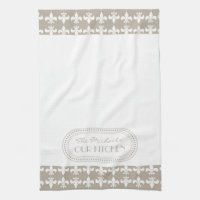 Natur | White Lilie Pattern Monogram
