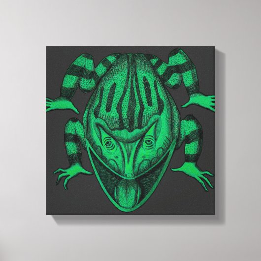 Natur-Wilde Reptilien Die Toad Leinwanddruck (Vorderseite)