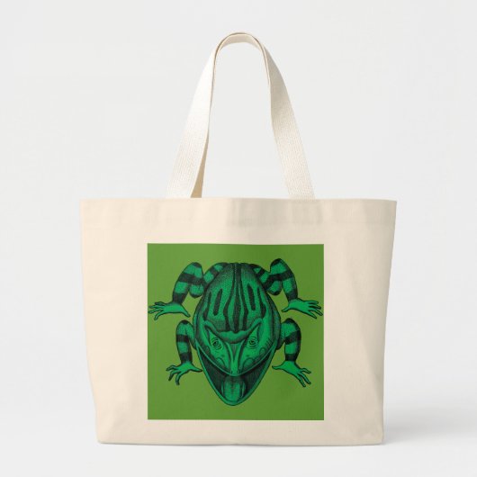 Natur-Wilde Reptilien Die Toad Tote Tasche (Vorne)