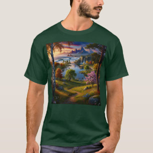 Natur Wildnis Landschaft Ozeanwellen T-Shirt