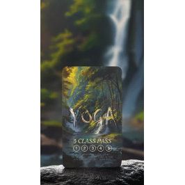 Natur YOGA Versteckter Text Reiki Master 5 Klassen Treuekarte