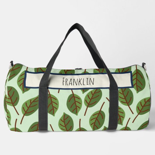 Natur Zeichnend Individuelle Name Duffle Bag (Vorderseite)