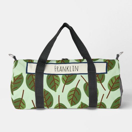 Natur Zeichnend Individuelle Name Duffle Bag (Vorderseite)