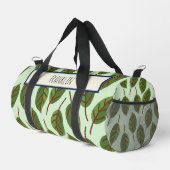 Natur Zeichnend Individuelle Name Duffle Bag (Rechte Ecke)