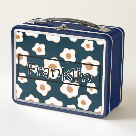 Natur Zeichnend Individuelle Name Metall Brotdose (Vorderseite)