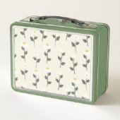 Natur Zeichnend Individuelle Name Metall Brotdose (Rückseite)