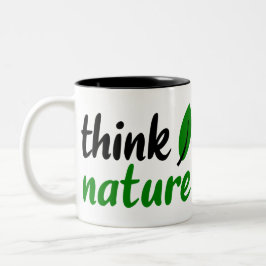 Natur Zweifarbige Tasse