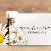 Natura Floral Chamomile Essenzielle Öle Farbe Visitenkarte