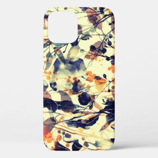 Naturabdrücke: Florale Blätter nahtlos. Case-Mate iPhone Hülle