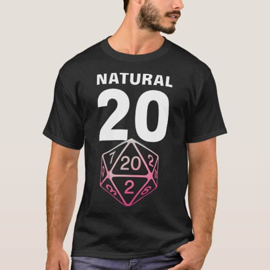 Natural 20 T-Shirt (Vorderseite)