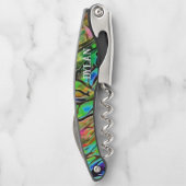 Natural Abalone Muschel Paua Personalisiert Kellnermesser (Rückseite)