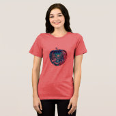 Natural Apple Design Mark Tri-Blend Shirt (Vorderseite voll)