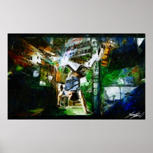 *NATURAL B-BOY* (Serie 1) Print Poster (Vorne)