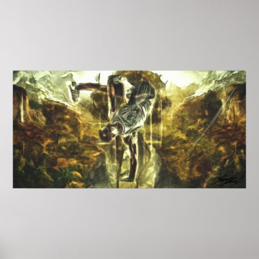 *NATURAL B-BOY* (Serie 1) Print Poster (Vorne)