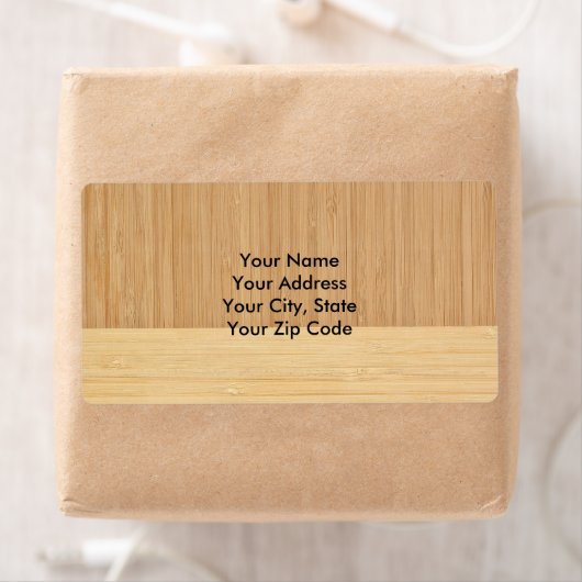 Natural Bamboo Border Wood Grain Look (Insitu)