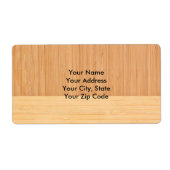 Natural Bamboo Border Wood Grain Look (Vorne)