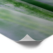 Natural Bamboo Zen Background Customized Template Poster (Ecke)