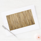 Natural Bamboo Zen Background Customized Template Rechteckiger Aufkleber (Umschlag)