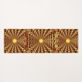 Natural Basket Weave Geometric Muster Yogamatte (Rückseite (Horizontal))
