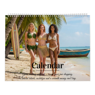 Natural Beach Calendar 2026 - Elegant & Playfull Kalender