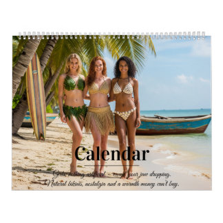 Natural Beach Calendar 2026 - Elegant & Playfull Kalender