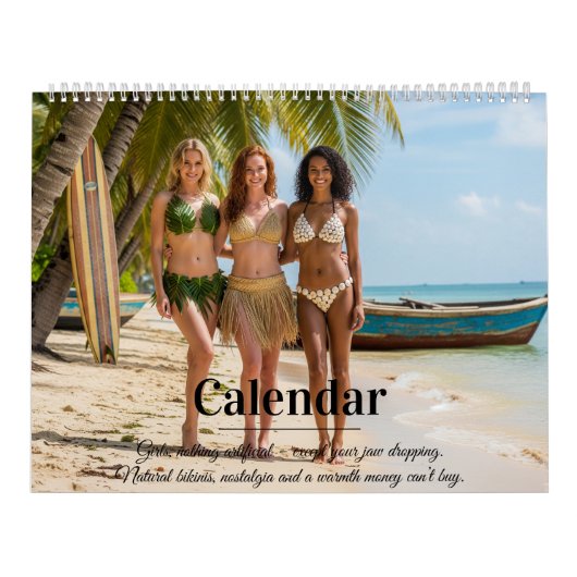 Natural Beach Calendar 2026 - Elegant & Playfull Kalender (Titelbild)