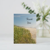 Natural Beach Vielen Dank Postkarte (Stehend Vorderseite)