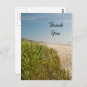 Natural Beach Vielen Dank Postkarte (Vorne/Hinten)