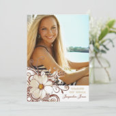 Natural Beauty Foto Abschluss Ankündigung (Stehend Vorderseite)