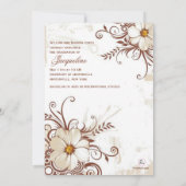 Natural Beauty Foto Abschluss Ankündigung (Rückseite)