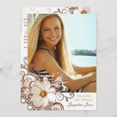 Natural Beauty Foto Abschluss Ankündigung (Vorne/Hinten)